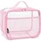 FlowFly Kids Lunch box Insulated Soft Bag Mini Cooler Back to School Thermal Meal Tote Kit for Girls BoysClearPink