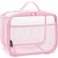 FlowFly Kids Lunch box Insulated Soft Bag Mini Cooler Back to School Thermal Meal Tote Kit for Girls BoysClearPink