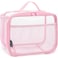 FlowFly Kids Lunch box Insulated Soft Bag Mini Cooler Back to School Thermal Meal Tote Kit for Girls BoysClearPink