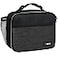 opux Insulated Lunch Bag for Kids Reusable Lunch Box for School with Leakproof Lining Compact Soft Cooler Tote for Boys Girls Front Pocket Mesh Side Bottle Holder Heather Charcoal