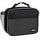 opux Insulated Lunch Bag for Kids Reusable Lunch Box for School with Leakproof Lining Compact Soft Cooler Tote for Boys Girls Front Pocket Mesh Side Bottle Holder Heather Charcoal