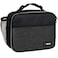 opux Insulated Lunch Bag for Kids Reusable Lunch Box for School with Leakproof Lining Compact Soft Cooler Tote for Boys Girls Front Pocket Mesh Side Bottle Holder Heather Charcoal