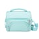 Bentgo Deluxe Lunch Bag Durable and Insulated Lunch Tote with Zippered Outer Pocket Internal Mesh Pocket Padded Adjustable Straps 2Way Zippers Fits Most Lunch Boxes Coastal Aqua