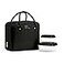 Fit & Fit Fresh Bloomington Lunch Bag for Women Insulated Large Lunch Box for Work with Containers LeakResistant StainResistant Zipper Closure Black