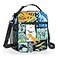 Clastyle Black Dinosaur Insulated Lunch Bag for Kids Portable Large Thermal Cooler Lunch Bag for Boys School Lunch Box Bag with Bottle Holder