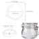 yuntop 8 Pieces Silicone Jar Replacement Gasket 375 Inch Sealing Rings for Glass Clip Top Jars LeakProof Canning Silicone Fitting SealsWhite