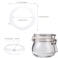 yuntop 8 Pieces Silicone Jar Replacement Gasket 375 Inch Sealing Rings for Glass Clip Top Jars LeakProof Canning Silicone Fitting SealsWhite
