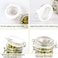 yuntop 8 Pieces Silicone Jar Replacement Gasket 375 Inch Sealing Rings for Glass Clip Top Jars LeakProof Canning Silicone Fitting SealsWhite