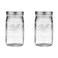 Ball Quart 32oz Jar with Silver Lid Wide Mouth Set of 2