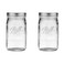 Ball Quart 32oz Jar with Silver Lid Wide Mouth Set of 2