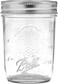 Ball Regular Mouth Glass Mason Jars with Lids and Bands Used for Canning Half Pint 8 Ounce Pack of 4
