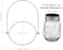 DOITOOL Mason Jar Wire Hangers 8 Pack Stainless Steel Wire Handles for Wide Mouth Mason Jars Canning Jars Canning Jars Hanger Jar Hanging Hook Compatible for 86mm Regular Mouth