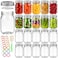 Mcupper 20 Pack 12 oz Mason Jars with Lids and Bands Regular Mouth Glass Canning Jars with Labels and Brusher for Storage Canning Preserving Dishwasher Microwave Safe