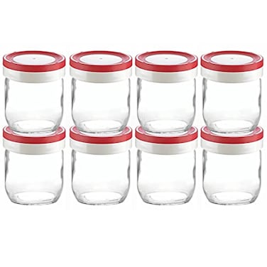 Tribello Wide Mouth Mason Jars 14 Oz 8Pack