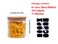 SODSAI 6Pcs 20oz Glass Storage Jars Airtight Bamboo Lid Containers With Labels