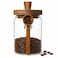 ANSQU Glass Jar with Lid and Spoon 203oz Airtight Coffee Bean Container for Coffee Beans Grounds Cute Glass Coffee Canister for Coffee Bar Storage 1 Pack