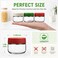 EONJOE 2 oz Glass Dressing Containers To Go Sauce Cups Mini Condiment Dip Jars with Lids Lunch Box Accessories6Pack
