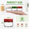 EONJOE 2 oz Glass Dressing Containers To Go Sauce Cups Mini Condiment Dip Jars with Lids Lunch Box Accessories6Pack