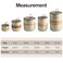 Miamolo Large Storage Containers with Lids Ceramic Coffee Container Kitchen Food Storage Jars for Spice Sugar Tea Bag Stackable Decorative Jars for Counter 61 floz