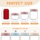 MOLADRI 4 Pack Glass Clear Storage Canister with Airtight Lid 12oz Overnight Oats Containers Small Cute Decorative Pantry Jar for Snacks Yogurt Cereal Fruit Salad Spice Sugar Coffee Tea