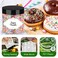 PeacePeo Plastic Jars with Lids 48 Pcs 6 OZ Slime Containers with Screw On Lids Clear Round Plastic Storage Jars Refillable Container Jar for Travel Storage Home Kitchen Food