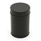 Teensery 1 Pack Tea Tin Canister Black Metal Loose Tea Jar Small Tea Storage Can Box Round Kitchen Canister with Airtight Double Lids for Tea Coffee Sugar Spice Candy