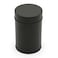 Teensery 1 Pack Tea Tin Canister Black Metal Loose Tea Jar Small Tea Storage Can Box Round Kitchen Canister with Airtight Double Lids for Tea Coffee Sugar Spice Candy