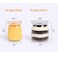 Thymart 53oz 7 OZ Mini Glass Jar with Lid for Pudding Yogurt Caviar Herb Jelly Jams Honey Spices Dishwaresafe Packof4Pcs 53 Round 4 MGJS57
