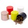 Tianhui Small Tin Can Box with Airtight Lids Canister for Coffee Tea Candy Storage Loose Leaf Tea Tin Containers Storage 5 Pcs Five Colors S