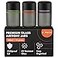 ONGROK Glass Storage Jar 180ml 3 Pack UV HerbSpice Jar with ChildResistant Lid ColorCoded Glass Containers to Preserve Smell and Aroma