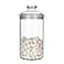 IVOOBR 34oz Acrylic Storage Jar Airtight Lid with Silicone Sealing Ring Ideal Canister Container for Sugar Tea Spices Herbs Shells Bath Salt Christmas Decorative Apothecary Jars