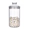 IVOOBR 34oz Acrylic Storage Jar Airtight Lid with Silicone Sealing Ring Ideal Canister Container for Sugar Tea Spices Herbs Shells Bath Salt Christmas Decorative Apothecary Jars