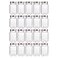 novelinks 16 oz Clear Plastic Jars with Lids Refillable 16oz Mason Jars with Lids Storage Containers for Kitchen Household Use 20 PackRose Gold
