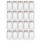 novelinks 16 oz Clear Plastic Jars with Lids Refillable 16oz Mason Jars with Lids Storage Containers for Kitchen Household Use 20 PackRose Gold