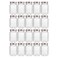 novelinks 16 oz Clear Plastic Jars with Lids Refillable 16oz Mason Jars with Lids Storage Containers for Kitchen Household Use 20 PackRose Gold