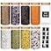 DHSBTLS Glass Food Storage Containers Jars with Airtight Bamboo Lid 30 oz 8 pcs 890 ml Pantry Organization Jar Glass Terrarium with Lid Spice Flour and Sugar Container Canister Set for Kitchen Counter