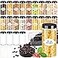 PeacePeo Plastic Jars with Lids 16 OZ Plastic Jars 24 Pcs Slime Containers with Airtight Screw On Lids Leak Proof Clear Storage Containers Jar Empty for Kitchen Household Food Storage
