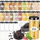 PeacePeo Plastic Jars with Lids 16 OZ Plastic Jars 24 Pcs Slime Containers with Airtight Screw On Lids Leak Proof Clear Storage Containers Jar Empty for Kitchen Household Food Storage