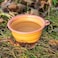 Made Easy Kit Portable Collapsible Dog Bowl for Water or Food Great Pet Travel Bowl in Multiple Sizes Standard 12oz Brown