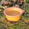 Made Easy Kit Portable Collapsible Dog Bowl for Water or Food Great Pet Travel Bowl in Multiple Sizes Standard 12oz Brown