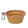 Made Easy Kit Portable Collapsible Dog Bowl for Water or Food Great Pet Travel Bowl in Multiple Sizes Standard 12oz Brown