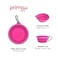 Prima Pets Prima Pet Collapsible Silicone Water Travel Bowl with Clip for Dog and Cat Portable and Durable Popup Feeder for Convenient Onthego Feeding Size Small 15 Cups Pink 2 Pack