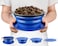 Tuff Pupper SuperBigSlurp Collapsible Dog Bowls Extra Large Capacity Portable Food Safe Odorless NonToxic Silicone