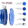 Tuff Pupper SuperBigSlurp Collapsible Dog Bowls Extra Large Capacity Portable Food Safe Odorless NonToxic Silicone