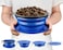 Tuff Pupper SuperBigSlurp Collapsible Dog Bowls Extra Large Capacity Portable Food Safe Odorless NonToxic Silicone