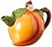 Cosmos Gifts Peach Ceramic Teapot 458Inch