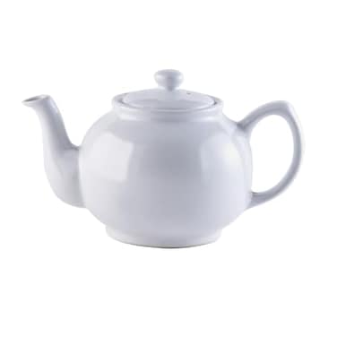 Price & Price Kensington White 6cup Teapot