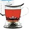 GROSCHE Aberdeen Tea Infuser Teapot Smart Tea Maker BPAFree DripFree Design Coaster Easy Brew Easy Clean Steeper Loose Leaf Brewing Stylish Design 177 oz 525 ml Black
