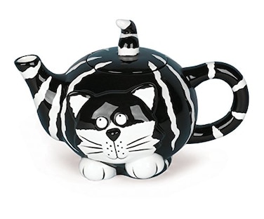 burton+BURTON Chester The Cat Teapot Purrrrrfect For Tea PartiesDining And Kitchen Decor