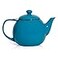 Sweese Teapot Porcelain Tea Pot with Stainless Steel Infuser Blooming Loose Leaf Teapot 27ounce Steel Blue